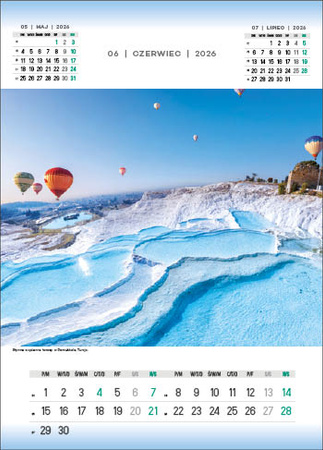 Kalendarz wieloplanszowy STANDARD – Wonderfull World | J-WP132