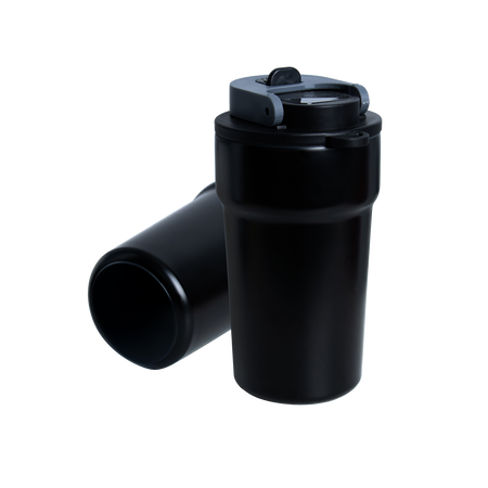 Termos ze stali nierdzewnej Daisy, czarny - 550 ml | PR-5074.02