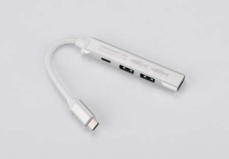 Rozdzielacz HUB USB z kablem typ C - ROSKO | BC-09163-00