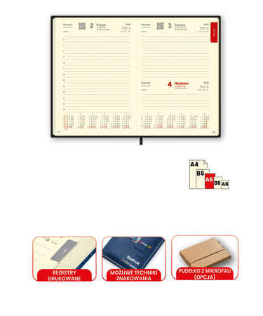 A5 Dzienny MAGIC - registry drukowane | J-KZT 191