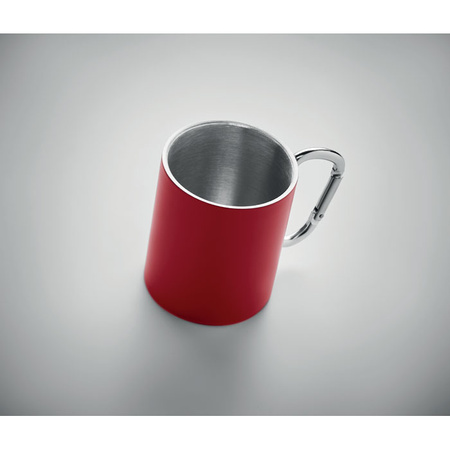 Metalowy dwuścienny kubek300ml | MO-MO6873-05