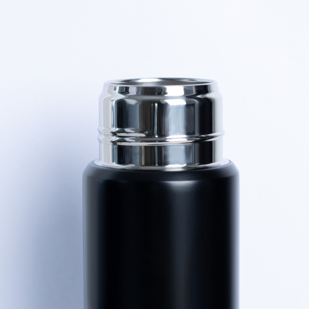 Termos ze stali nierdzewnej Lucas, czarny - 570 ml | PR-508402