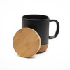 Kubek ceramiczny z bambusową przykrywką Giulia | RD-R85309.02