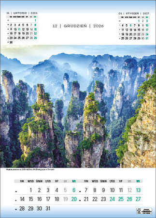 Kalendarz wieloplanszowy STANDARD – Wonderfull World | J-WP 132