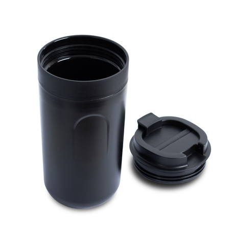 Termokubek plastikowy LINDA, czarny - 500 ml | PR-5081.02