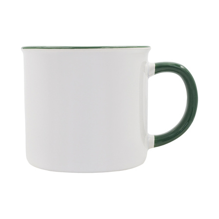 Kubek z powłoką sublimacyjną Ars 400 ml, ciemnozielony  | R85320.51