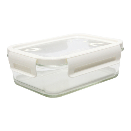 Lunch box Delect 900 ml, biały/transparentny | R08442.00