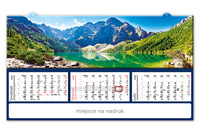 Kalendarz trójdzielny PANORAMICZNY – Morskie Oko | J-TLZ101