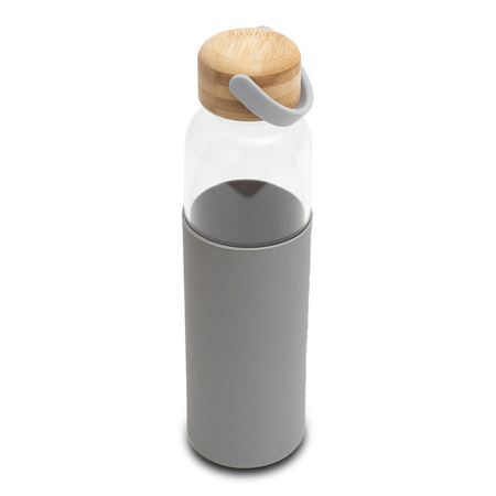 Szklana butelka Refresh 560 ml, szary  | R08272.21