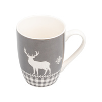 Zestaw 2 świątecznych kubków porcelanowych 300 ml ANKARA | EG-2536mc