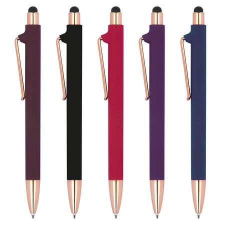 Długopis plastikowy soft touch | MC-1387344