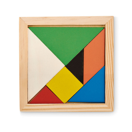Drewniane puzzle Tangram TANGRAM | MO-MO6693-40