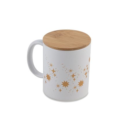Kubek ceramiczny "Hello Christmas", biały | RD-X85306.06