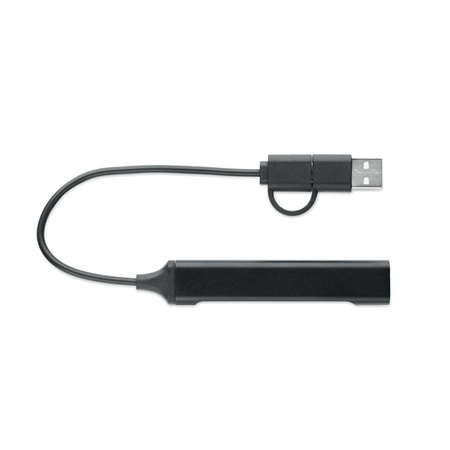 Hub USB z 4 portami 19 cm | MO-MO2294-03