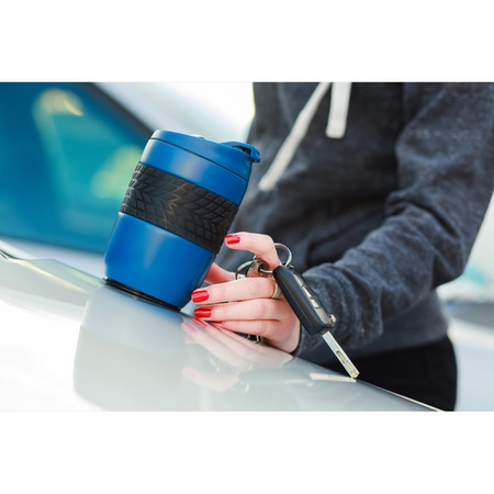 Kubek izotermiczny Offroader 200 ml, granatowy  | R08317.42