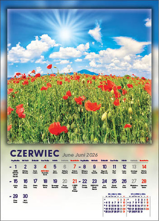 Kalendarz wieloplanszowy STANDARD – 4 pory roku | J-WP115