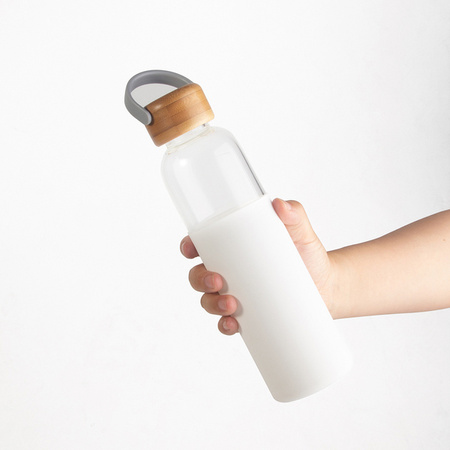 Szklana butelka Refresh 560 ml, biały  | R08272.06