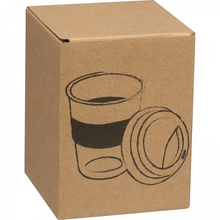 Kubek szklany z pokrywką 300 ml | MC-6257209