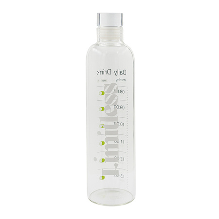 Butelka ze szkła borokrzemowego Wimbledon 550 ml, transparentny  | R08175.00