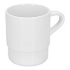 Kubek ceramiczny LILY, biały - 350 ml | PR-6149.01