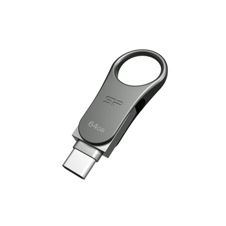 Pendrive z wejściem USB typu C Silicon Power Mobile C80 3,2 | EG-EG 815007 64GB