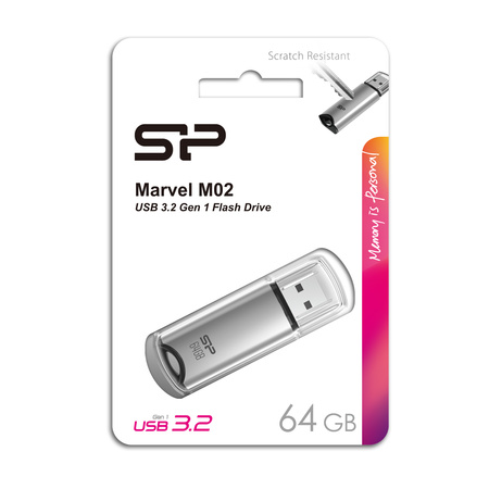 Pendrive Silicon Power Marvel - M02 3,2 64GB | EG-EG832407 64GB