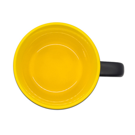 Kubek ceramiczny Esla 345 ml, żółty | RD-R85327.03