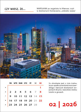 Kalendarz wieloplanszowy STANDARD – Polska, czy wiesz, że… | J-WP125