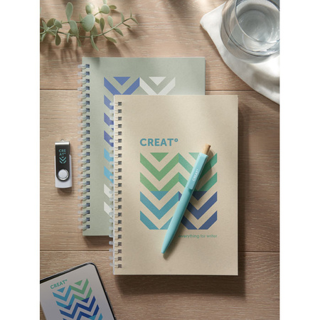 Notatnik A5 z kartonu z recyklingu RECARNOTE | MO-MO2523-13