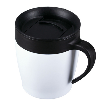 Kubek z uchem Chillout 350 ml, biały  | R08427.06