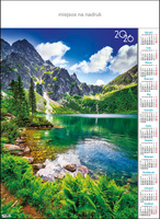 Kalendarz planszowy A1 – Tatry | J-A28