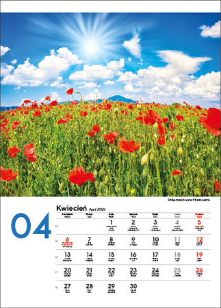 Kalendarz wieloplanszowy STANDARD – Malownicza Polska | J-WP118