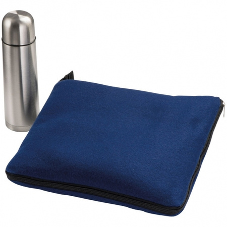 Zestaw koc z polaru 2w1 i termos 500 ml LIVERPOOL | EG-347844