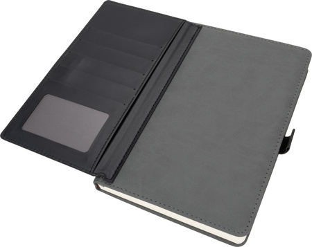 Notatnik A5 w linie z wizytownikiem | MC-2008877