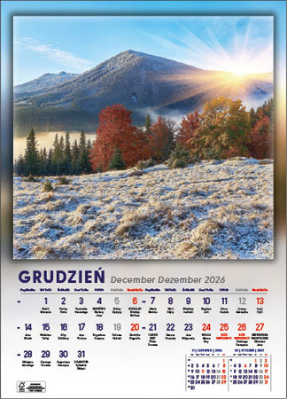 Kalendarz wieloplanszowy STANDARD – 4 pory roku | J-WP115
