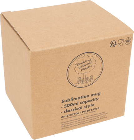 Kubek ceramiczny do sublimacji VIESTE 300 ml | EG-127706