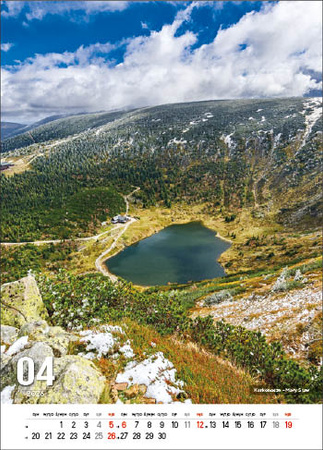 Kalendarz wieloplanszowy STANDARD – Polskie góry | J-WP117