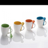Kubek ceramiczny z łyżeczką PALERMO 250 ml | EG-509508