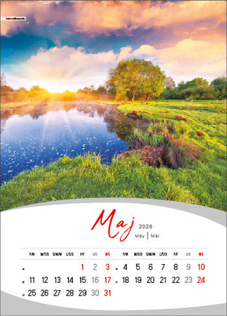 Kalendarz wieloplanszowy STANDARD – Magiczna Polska | J-WP 124