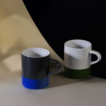 Kubek ceramiczny LILY, biały - 350 ml | PR-6149.01