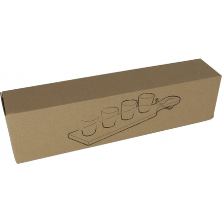 Zestaw 4 kieliszki 30 ml i podstawka KUFSTEIN | EG-322813