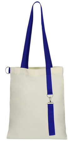 Torba na zakupy BAGSY White GLOW, niebieski | PR-25006.03