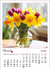 Kalendarz wieloplanszowy STANDARD – Bukiety | J-WP 130