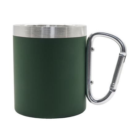 Kubek stalowy Magaro 300 ml, ciemnozielony | RD-R08463.51