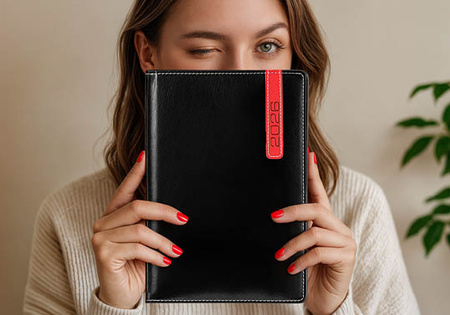 A5 Dzienny EKONOMICZNY - registry drukowane | J-KX 404