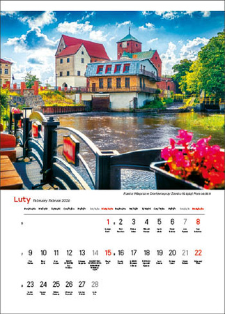 Kalendarz wieloplanszowy STANDARD – Najpiękniejsze rzeki Polski | J-WP 123