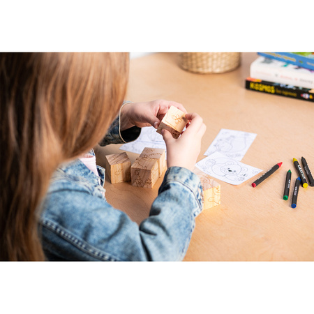 Drewniane klocki Animal World | RD-R08834.13