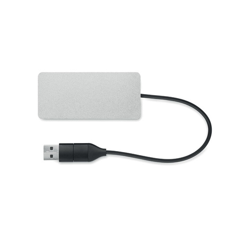 3-portowy hub USB kabel 20cm | MO-MO2142-14