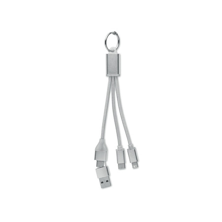 Kabel ładujący 4w1 typu C BLUE | MO-MO2141-14