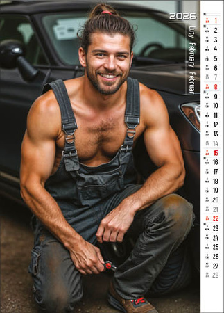 Kalendarz wieloplanszowy STANDARD – Man, passion & work | J-WP 148